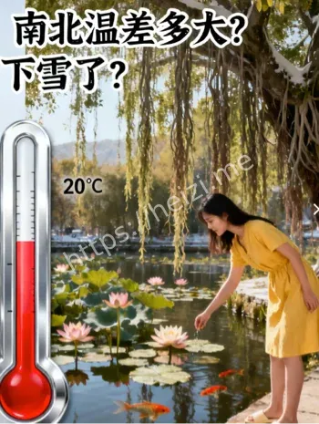 同一天南北温差60